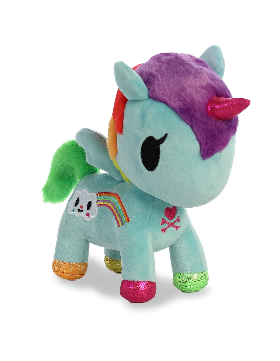 Claire's Tokidoki Neon Star 8'' Retired Bella Unicorno Pony Stuffed Animal  Plush 