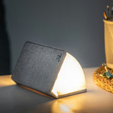 Gingko Mini Smart Book Light - Grey Fabric
