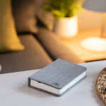 Gingko Mini Smart Book Light - Grey Fabric