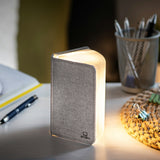 Gingko Mini Smart Book Light - Grey Fabric
