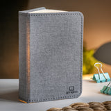 Gingko Mini Smart Book Light - Grey Fabric