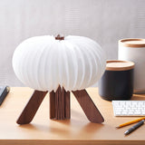 Unlit Gingko R Lamp on a desktop