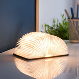 Gingko Mini Smart Book Light - Maple