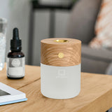 Gingko Smart Diffuser Lamp - White Ash