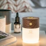 Gingko Smart Diffuser Lamp - Walnut