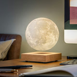 Ginkgo Floating Smart Moon Lamp - White Ash