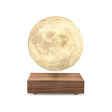 Walnut Smart moon lamp front view