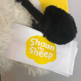 Shaun the sheep soft toy key ring label