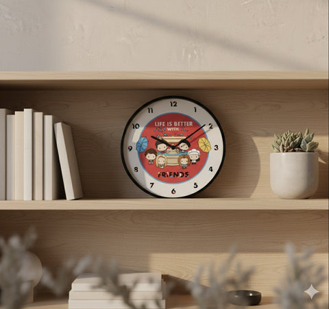 Friends wall clock