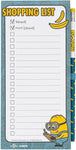 Minions Magnetic Organiser Shopping List 4x8 inch Magnetic Notepad