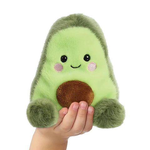 Palm Pals Airy Avocado Soft Toy in palm of hand