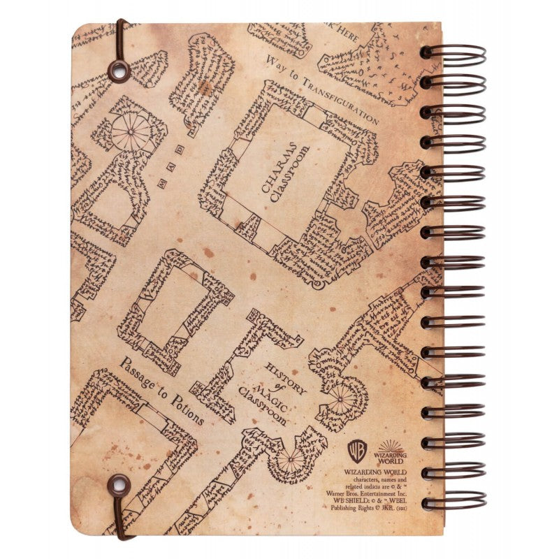 Harry Potter Marauder'S Map A5 Notebook