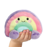Palm Pals Vivi Rainbow Soft Toy in hand