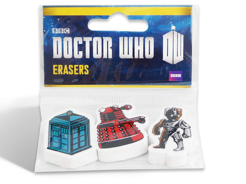 Doctor Who Eraser Set