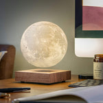 Smart moon lamp floating in mid air