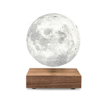 Smart moon lamp with blue glowing light