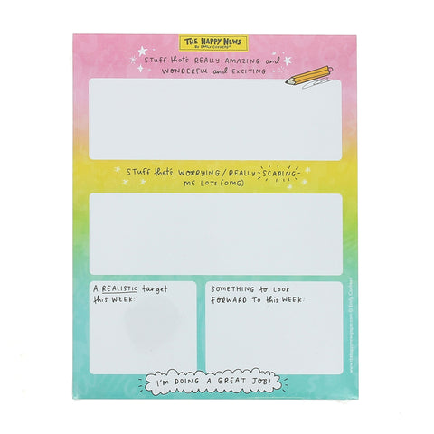 Happy News Desk Pad