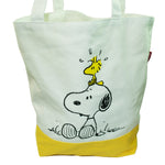 Peanuts Snoopy and Woodstock Canvas Tote Bag